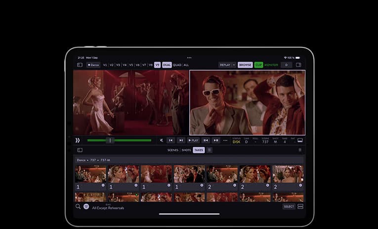 QTAKE Monitor SPLIT VIEW